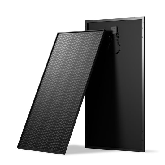 Photonomy 300W Monocrystalline Solar Panels Front and Back View
